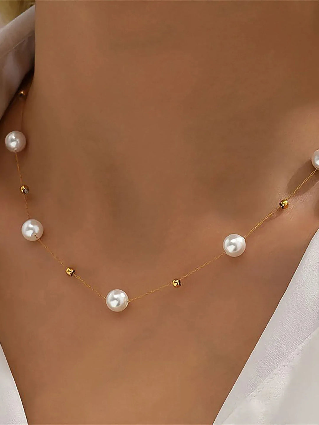 Pearl Artificial Jewellery - Chokers Necklace