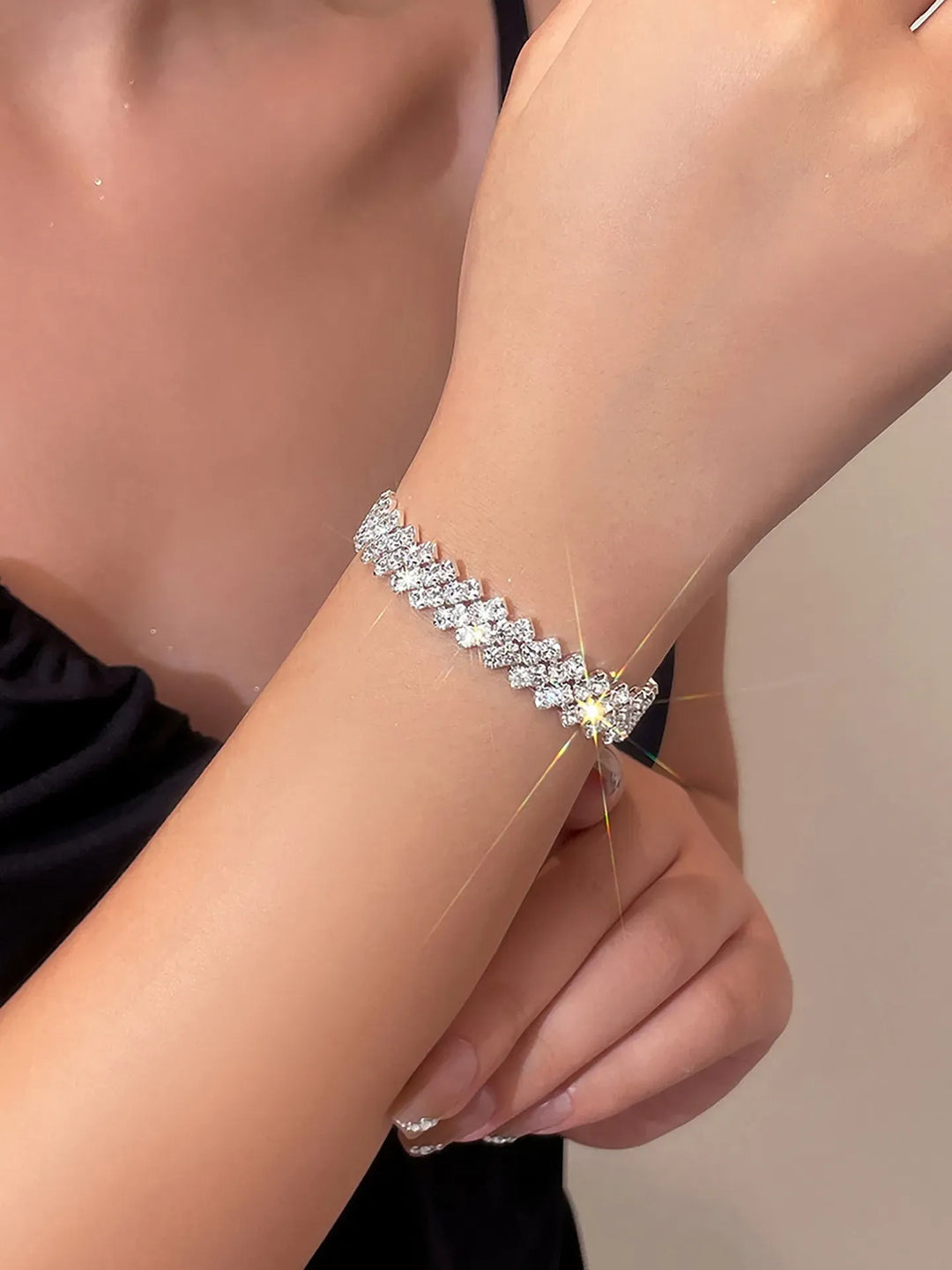 Rhinestone Fashion Bracelet